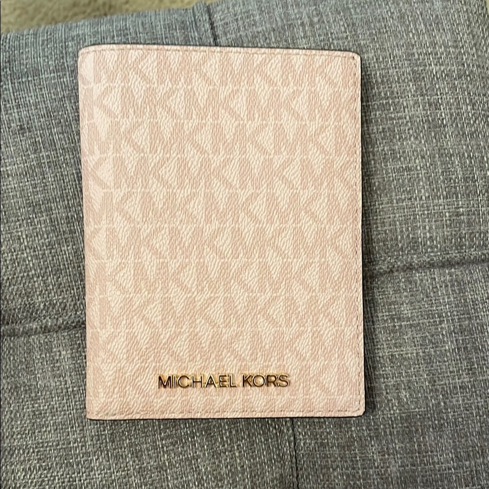 Michael Kors Pink Key Card/Passport Holder
